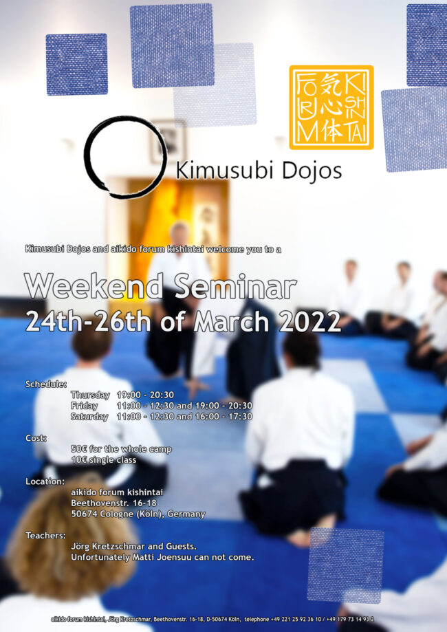 Weekend Seminar March 2022